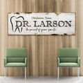 Dentist Name Sign
