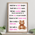 Hold Her A Little Longer, She Is Only A Little Girl For Such A Little While Sign
