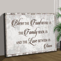 Bless Our Food, Family, And Love Sign