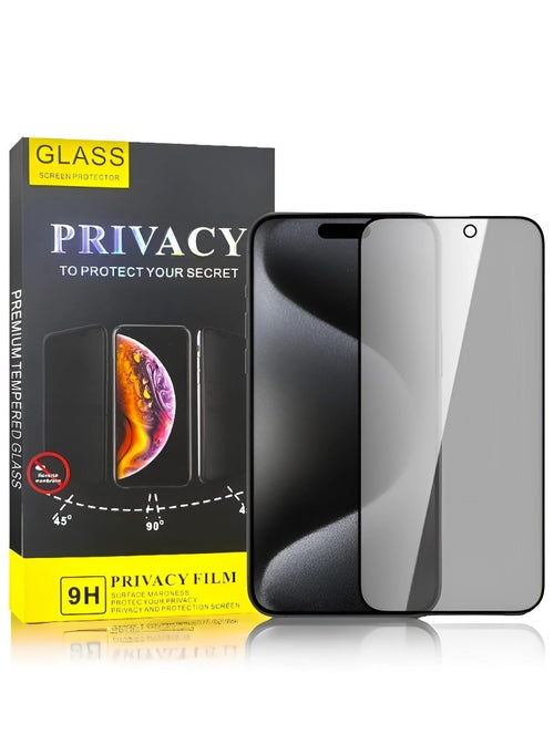 Privacy tempered glass screen protector for iPhone 16 Pro