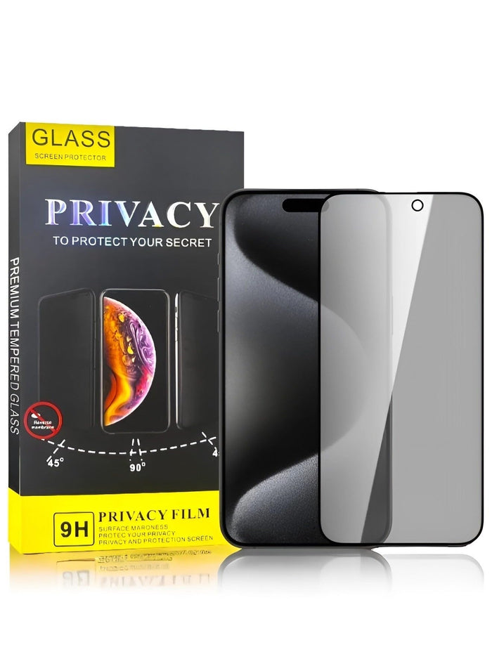 Privacy tempered glass screen protector for iPhone 16 Pro