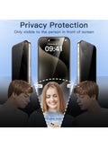 Privacy tempered glass screen protector for iPhone 16 Pro