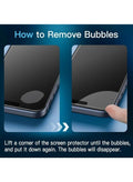 Privacy tempered glass screen protector for iPhone 16 Pro