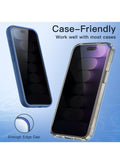 Privacy tempered glass screen protector for iPhone 16 Pro