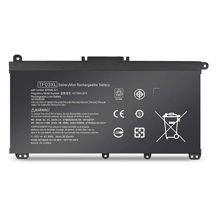 Laptop Battery for HP Pavlion 17-AR; HP Pavlion 14-BF; HP Pavlion 15-CC; HP Pavlion 15-CD; HP TPN Q1