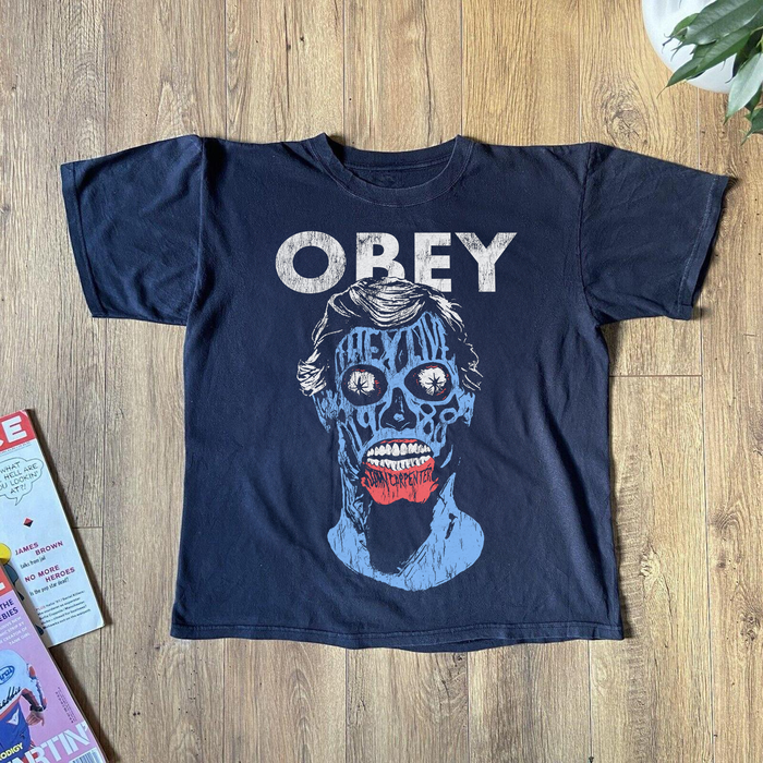 They Live' Obey Vintage Black T-Shirt