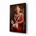 The Queen's Secret Glass Wall Art || Designer Collection