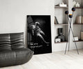 Starstuff Quote Floating Astronaut Glass Wall Art