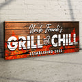 Grill And Chill Sign II