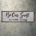 Be Our Guest Sign III