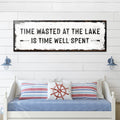Time At The Lake Sign