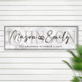 Last Name Wedding Gift Sign