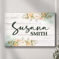 Floral Girls Room Sign