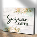 Floral Girls Room Sign