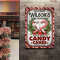 Olde Fashioned Hand Rolled Candy Canes Sign