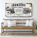 Family Farm Supply Sign