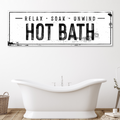 Hot Bath Sign