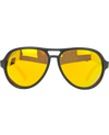 Casino (Black/Yellow Mirror Polarized Lens