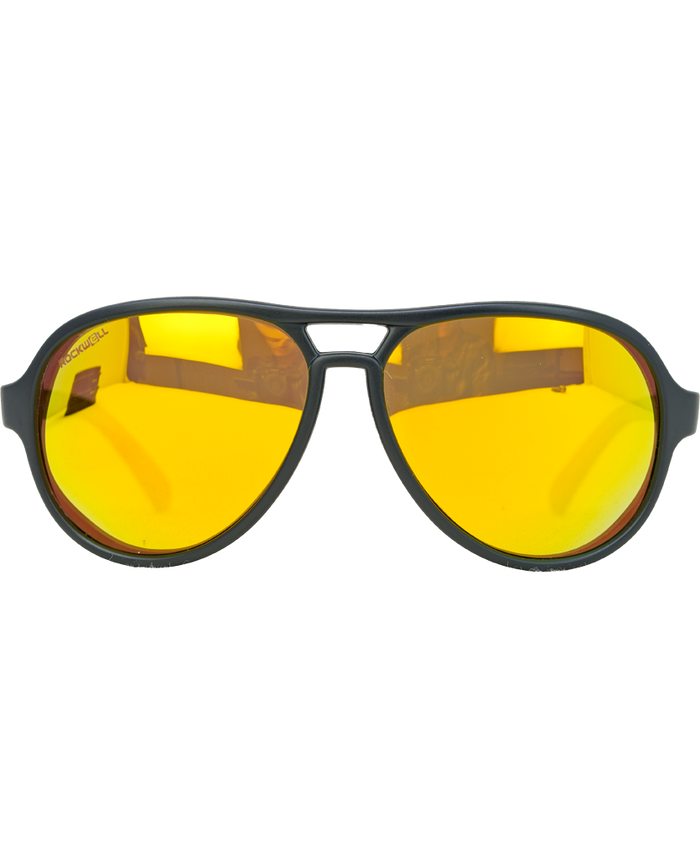 Casino (Black/Yellow Mirror Polarized Lens