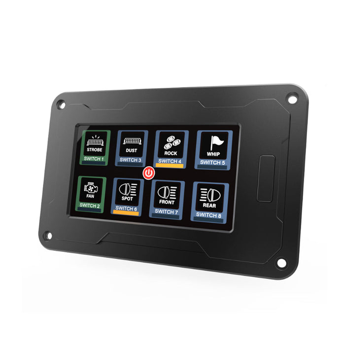 The Legend Panel 4.3" Touchscreen for 8-Gang Switch Box