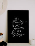 11x17 This Family Is Set Apart