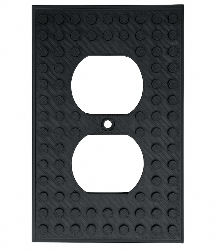 Build-On Duplex Outlet Cover Wall Plate for Kids’ Rooms