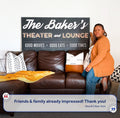 Family Theater and Lounge Sign III
