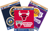 NBA Official Team Sticker Mats - Set of 3 Stickers