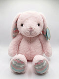 FAO Schwarz 20In Pink Plush Stuffed Bunny Rabbit Large with adoption papers