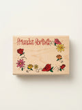 FRIENDS FOREVER 3 X 2 Wood Mounted Rubber Stamp by Stamps Etc