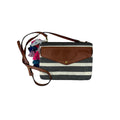 Fossil Stripe Small Crossbody MultiGold