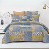 DaDa Bedding Honey Cove Floral Paisley Patchwork Quilt Set