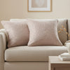 DaDa Bedding Set of 2-Pieces Sandy Beige Taupe Square Cushion Throw Pillow Covers, 18" x 18" (JHW-585)