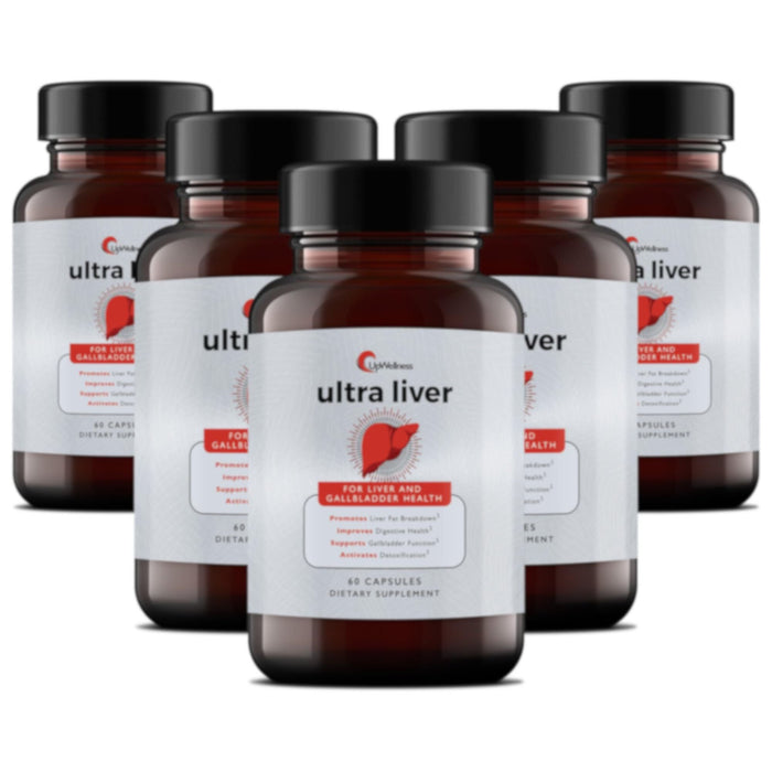 UpWellness Ultra Liver Supplement – Advanced Liver & Gallbladder Support with TMG, NAC & Milk Thistle (60 Capsules)