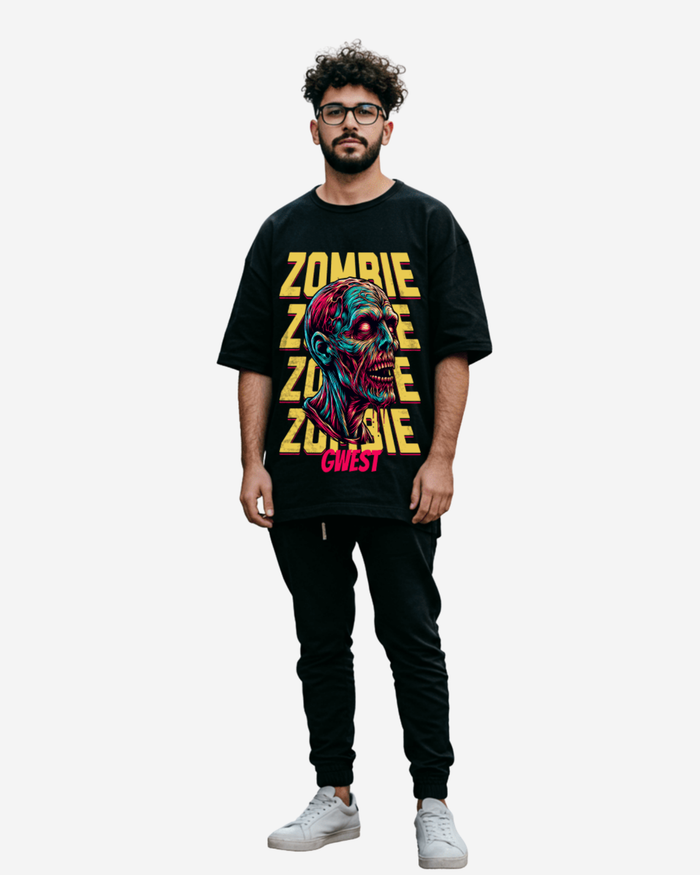 G West Zombie Apocalypse Oversized T-Shirt Mens