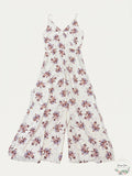 1.State Womens Wildflower Wrap Front Jumpsuit W/ Slits, Size Small