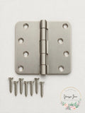 Deltana S44R415 4 X 4 X 0.25 in. Radius Hinge Steel-US15, 1 Set
