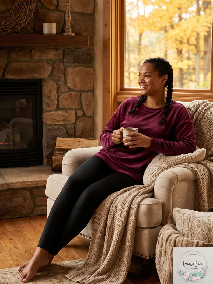 Ideology Women's Velour Pullover