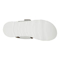 Vosa white Double Band Velcro Platform Sandals