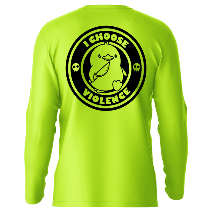 Violence - Hi-Visibility UPF 50 Long Sleeve Sun Shirt