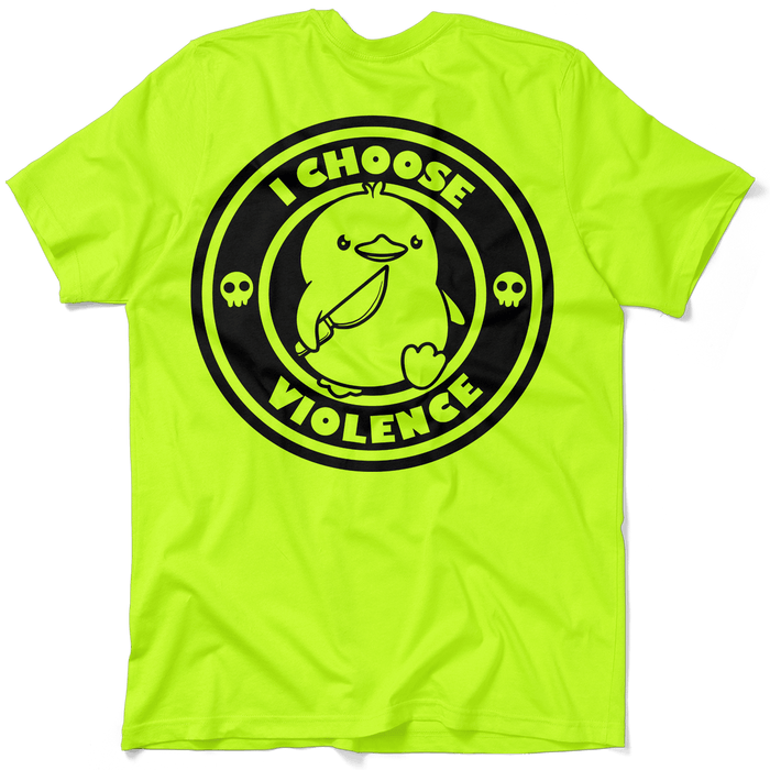 Violence - Safety Yellow T-Shirt