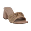 Women's Wanda Nude Hardware Heeled Sandals