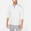 Alfani Mens Quarter-Zip Ribbed Placket Sweater, Size 3XL
