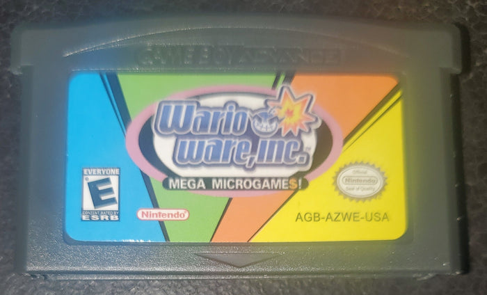 Wario Ware Inc Mega Microgame$ GBA Video Game Boy Advance 2003