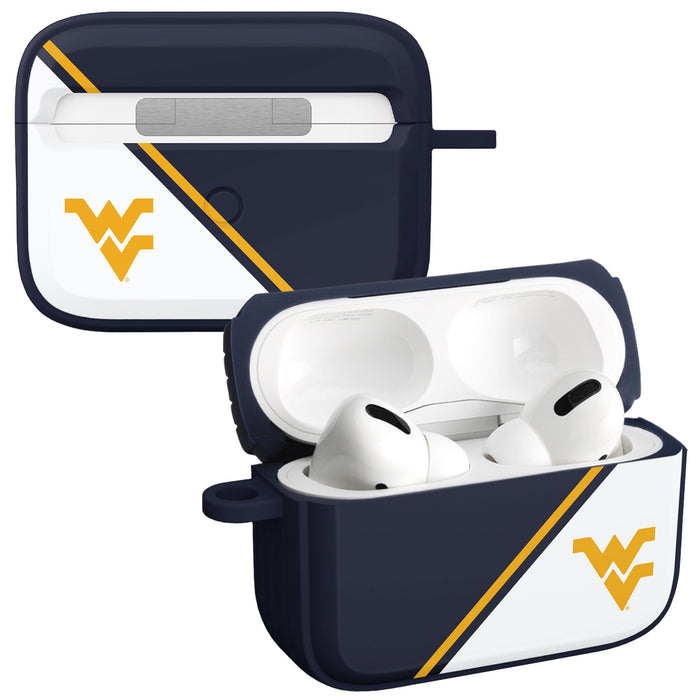 West Virginia Mountaineers HDX Champion Series Apple AirPods Pro 1 & 2 Case Cover