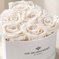 Baby Heart White Box | White Roses