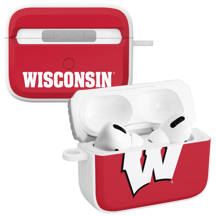 Wisconsin Badgers HDX Apple Airpods Pro 1 & 2 Case Cover