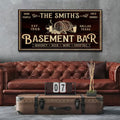 Personalized Basement Bar Sign