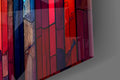 Cracked Rainbow Mosaic Glass Wall Art