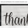 Thankful And Blessed Sign III